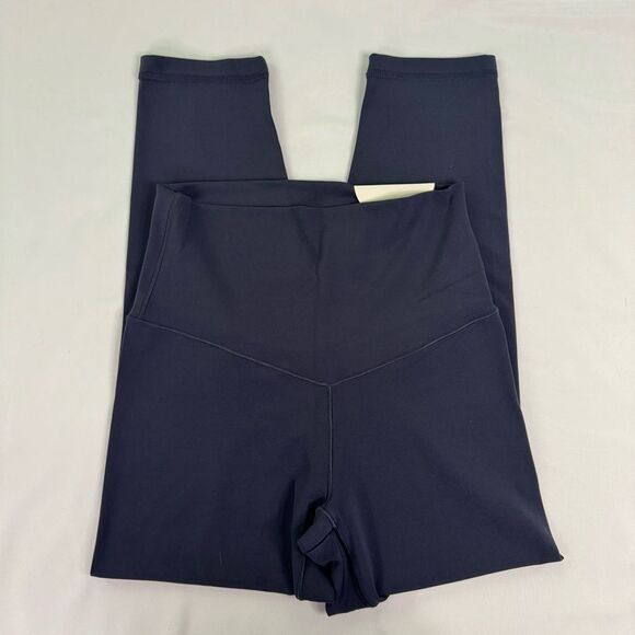 NWT OFFLINE Aerie Navy Size S Real Me High Waisted 3/4 Crop Legging Gym Active - Picture 1 of 10